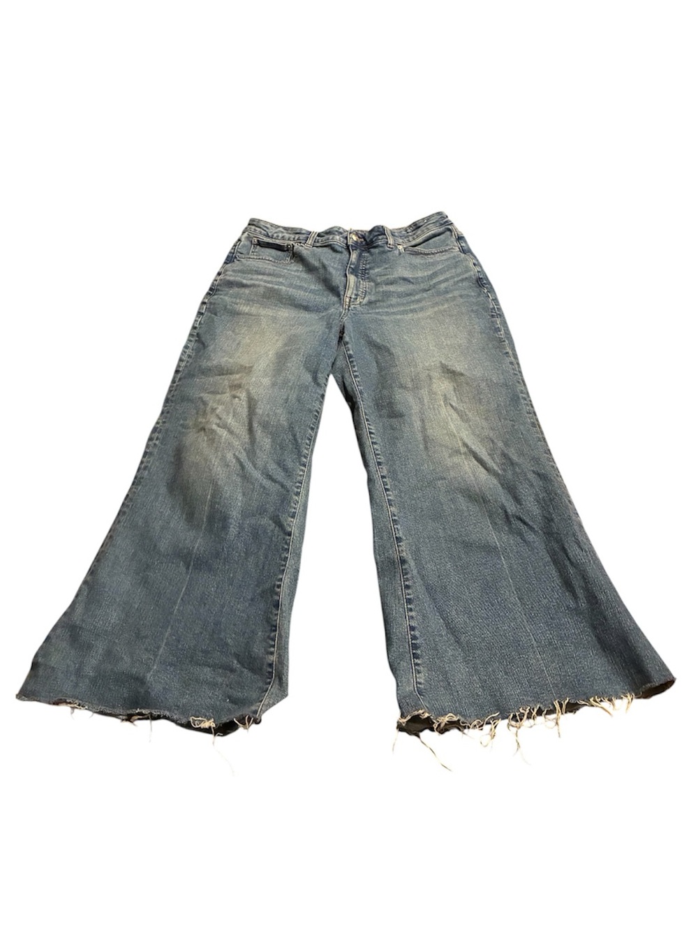 Madewell High-Rise Wide-Leg Jeans in Faded Blue